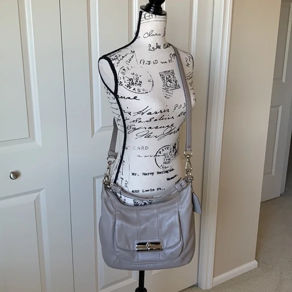 Authentic Coach Kristin Hobo/Crossbody - grey - Picture 2 of 9